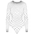 Cottelli - Open Rhinestone Bodysuit (Black) - S-L