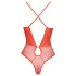 Cottelli - Cross-Strap Lace Bodysuit (Red)