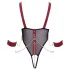 Cottelli Bondage - Strappy Open Body with Chain (Black)