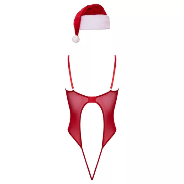 Cottelli - Christmas Bodysuit Set (Red)