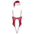 Cottelli - Christmas Bodysuit Set (Red)