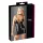 Cottelli - shiny lace-up dress (black) - M