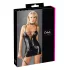 Cottelli - shiny lace-up dress (black) - M