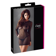 Cottelli - Sheer Black Dress - M