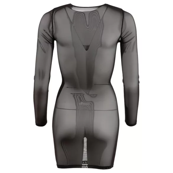 Cottelli - Sheer Black Dress - M