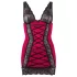 Cottelli - Exclusive Lace-Up Dress (Red) - M