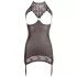 Abierta Fina - Daring Sparkle Mini Dress (Black)