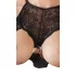Abierta Fina - Daring Sparkle Mini Dress (Black) - M