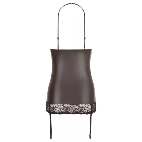 Abierta Fina - Daring Sparkle Mini Dress (Black) - L