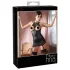 Abierta Fina - Daring Sparkle Mini Dress (Black) - XL