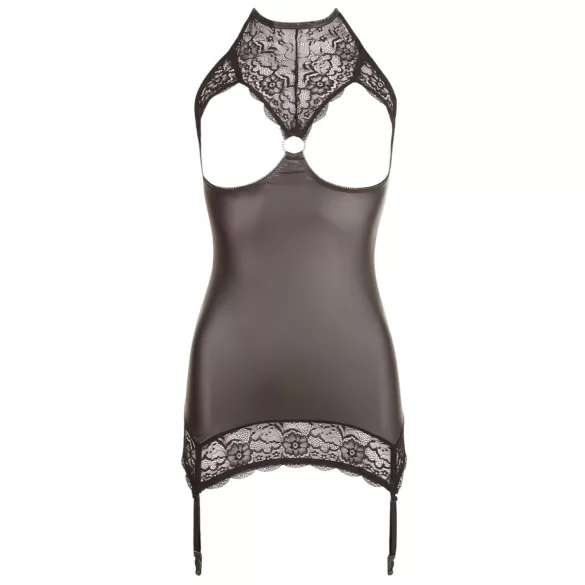 Abierta Fina - Daring Sparkle Mini Dress (Black) - XL