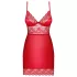 Obsessive Lovica - Lace Nightgown & Thong Set (Red)