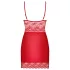 Obsessive Lovica - Lace Nightgown & Thong Set (Red) - L/XL