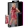 Cottelli Party - sleeveless shiny mini dress with zip (red)
