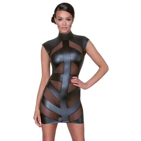 Cottelli - Sleek Black Bodycon Dress - L