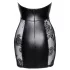 Noir - Lace-Up Mini Dress (Black)