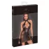 Noir - Lace-Up Mini Dress (Black) - L