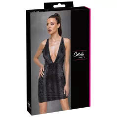 Cottelli Party - Black Snakeskin Print Dress