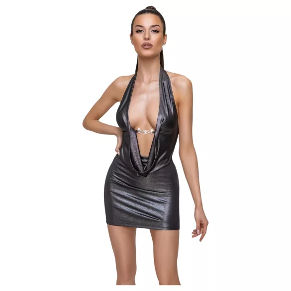 Cottelli Party - halterneck dress (silver)