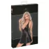 Noir - Black Snakeskin-Print Mini Dress with Top