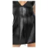Noir - Black Snakeskin-Print Mini Dress with Top