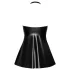 Noir - Black Snakeskin-Print Mini Dress with Top