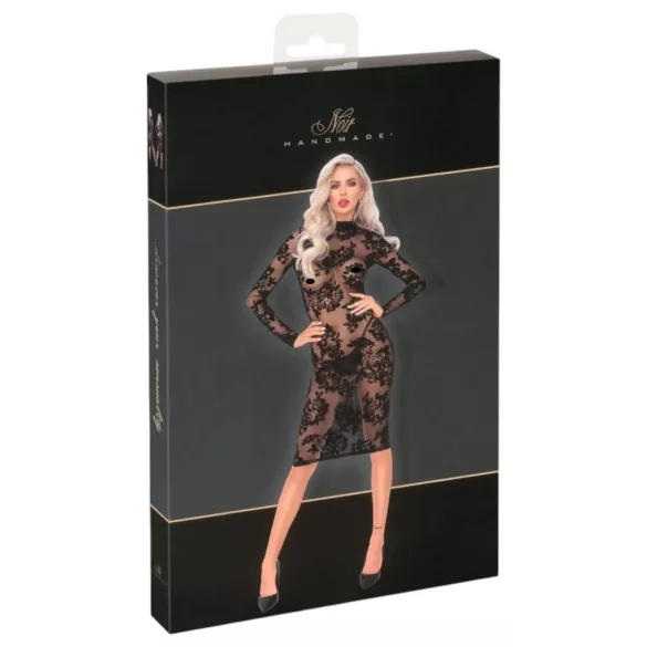 Noir - Rosy Long-Sleeve Dress (Black)