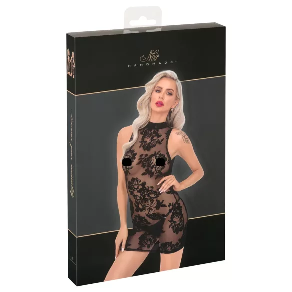Noir - Rosy Sleeveless Mini Dress (Black)