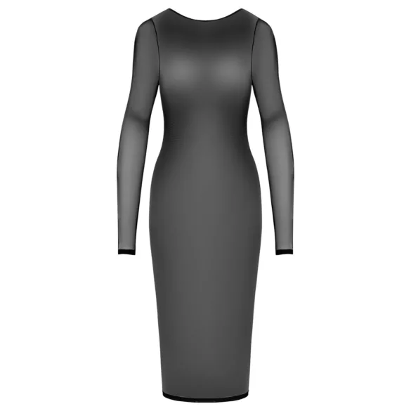 Cottelli Party - Sheer Zipper Dress (Black)