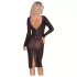 Cottelli Party - Sheer Zipper Dress (Black) - L