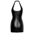 Noir - Special Lace-Up Mini Dress (Black)