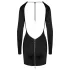 Cottelli - Open-Back Mini Dress (Black)