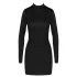 Cottelli - Open-Back Chain Mini Dress (Black)