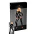 Noir - Shiny Long-Sleeve Jumpsuit (Black) - M