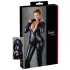 Cottelli Plus Size - Shiny Long-Sleeve Party Jumpsuit (Black) - 2XL