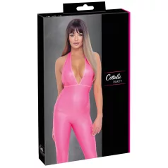 Cottelli Party - Jumpsuit with Deep Back Cutout (Pink)