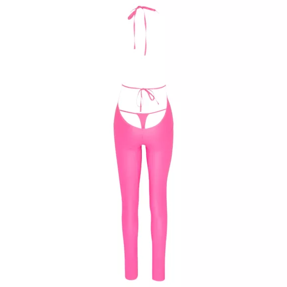Cottelli Party - Jumpsuit with Deep Back Cutout (Pink) - M