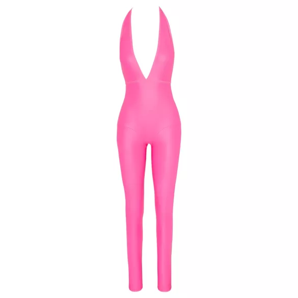 Cottelli Party - Jumpsuit with Deep Back Cutout (Pink) - L
