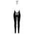 Noir - Halter Neck Jumpsuit (Black) - XL