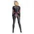 Cottelli - Black Zip-up Leather-look Jumpsuit - M