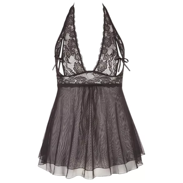 Cottelli Plus Size - Lace Flowing Babydoll (Black) - 2XL