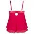 Cottelli Plus Size - Lacy, Flowy Babydoll (Red) - XL