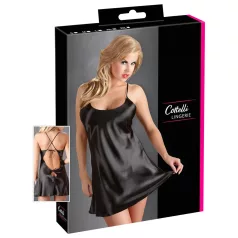 Cottelli - Satin Nightgown (Black) - M