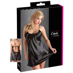 Cottelli - Satin Nightgown (Black) - XL