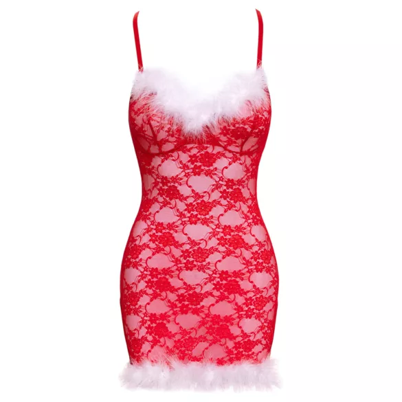 Cottelli - Christmas mini dress (red) - L/XL
