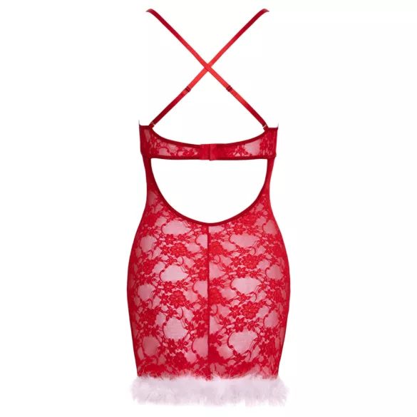 Cottelli - Christmas mini dress (red) - L/XL