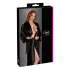 Cottelli - Satin Robe (Black) - 2XL/3XL