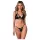 Obsessive Keira Lise - Shimmering Bra Set (Black) - L/XL