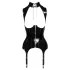 Black Level - Open Top with Garter (Black) - XL