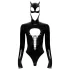 Black Velvet - Long-Sleeve Batwoman Body (Black) - M